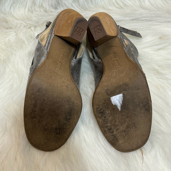 Paul Green Metallic Cayanne Peep Toe High Heel Booties - Picture 7 of 7